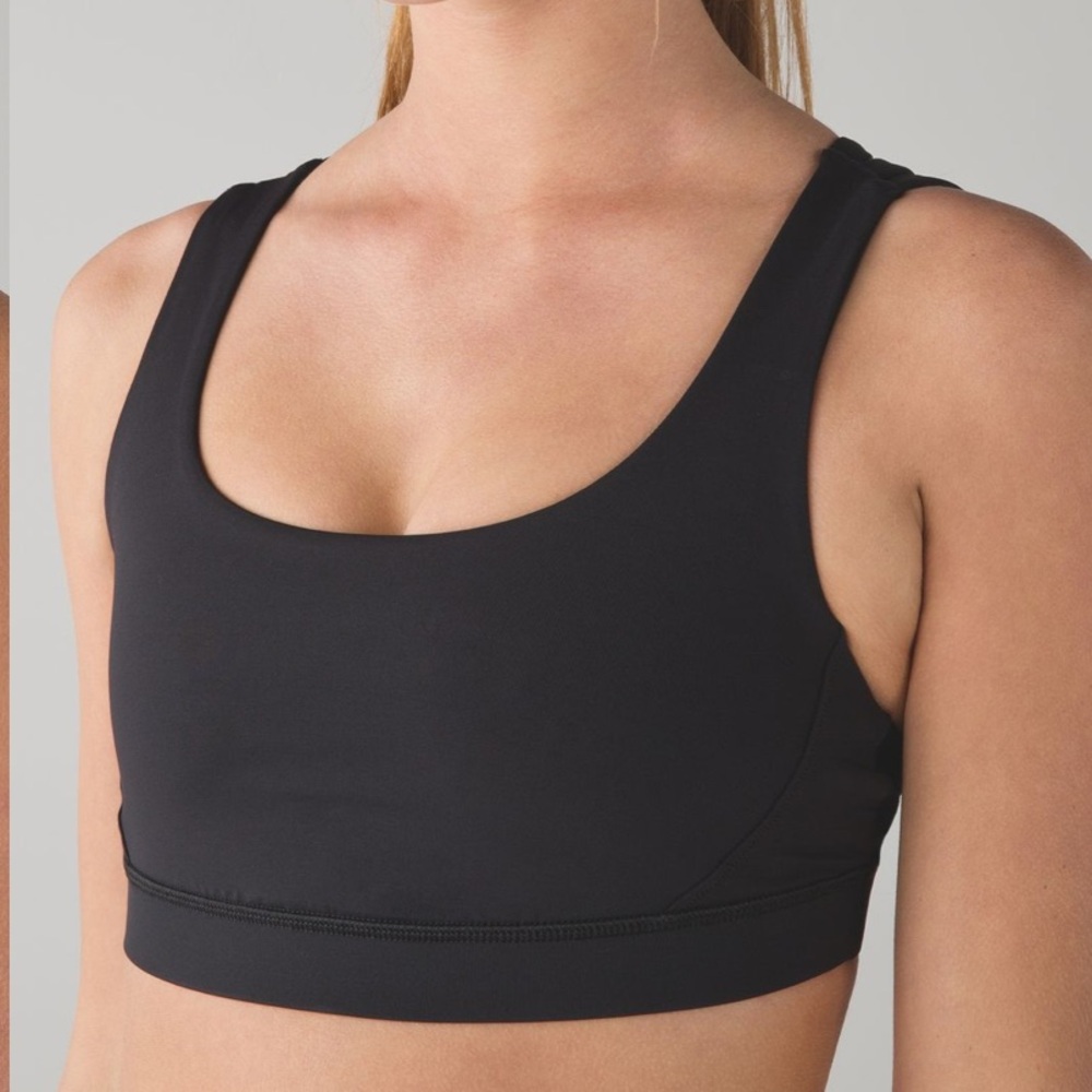 Lululemon Black Energy Bra Exhale Size 8 - Picture 3 of 11